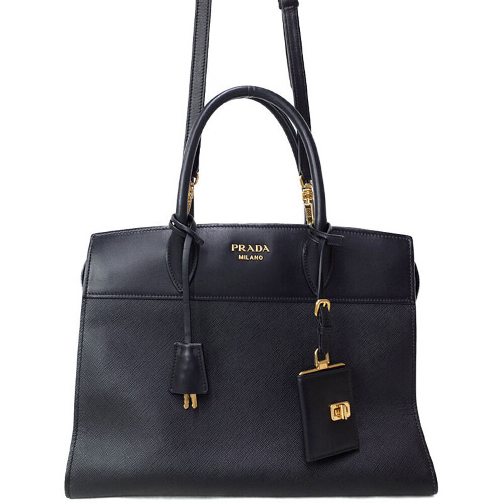 Prada Esplanade tote black Saffiano City Calf leather